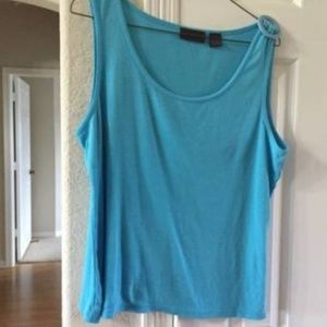 Relativity aqua tank top XL